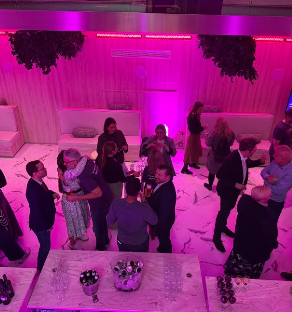 Guests mingling at the Venue Marketing Community launch event